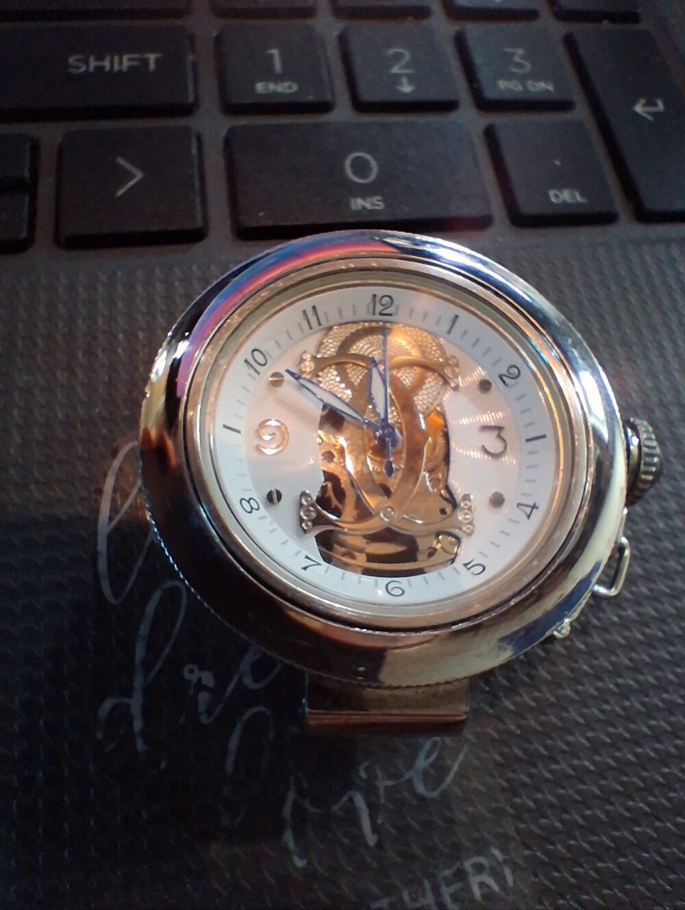Authentic Pasha Cartier Skeleton Style Watch 2111 Series
